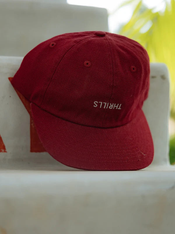 Thrills Minimal Thrills 6 Panel Cap - Cabernet