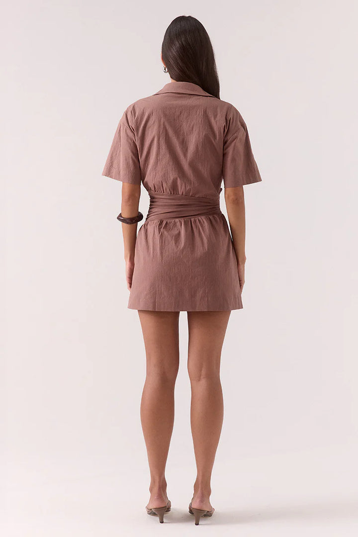 Sovere Atlas Mini Dress-Mocha