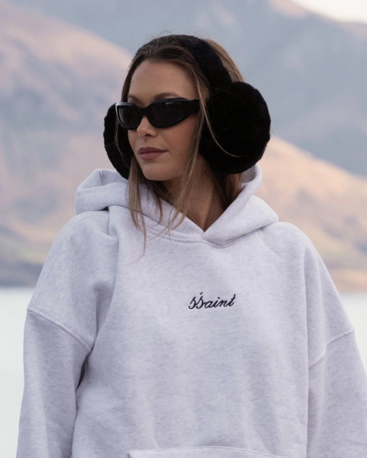 SŚAINT Logo Hoodie - Grey