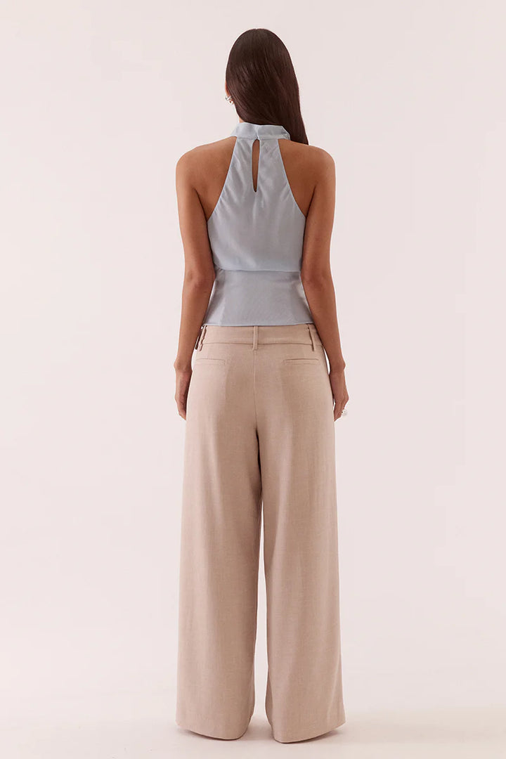Sovere Ada Halter Top - Whisper Blue