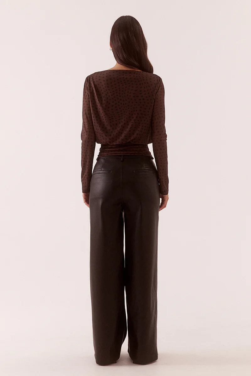 Sovere Zuri Longsleeve Top - Rum Raisin
