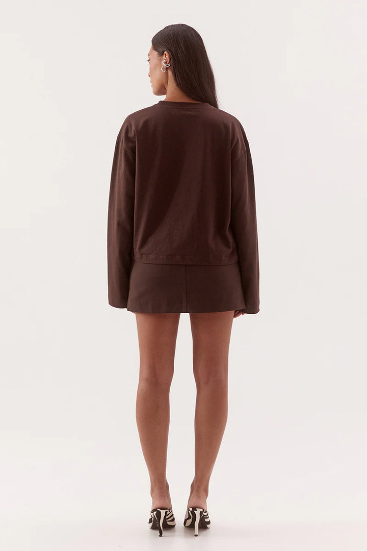 Sovere Izel Longsleeve Top - Espresso