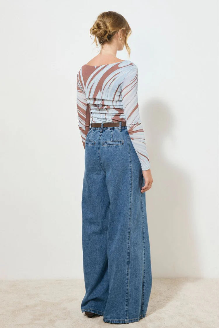 MØN RENN Heirloom Floral Top - Heirloom Floral