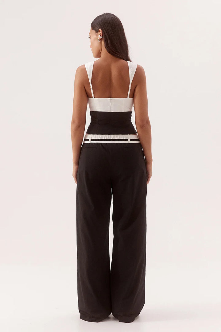 Sovere Britta Bodice - Black/Chalk