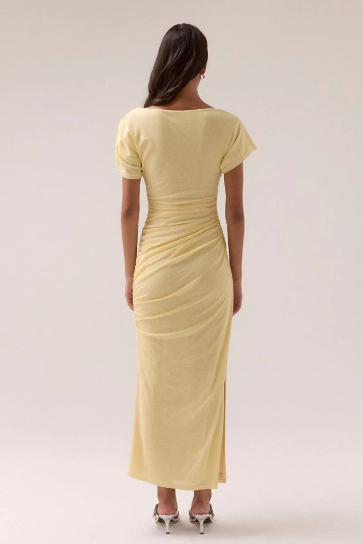 Sovere Rua Off Shoulder Dress - Lemonade