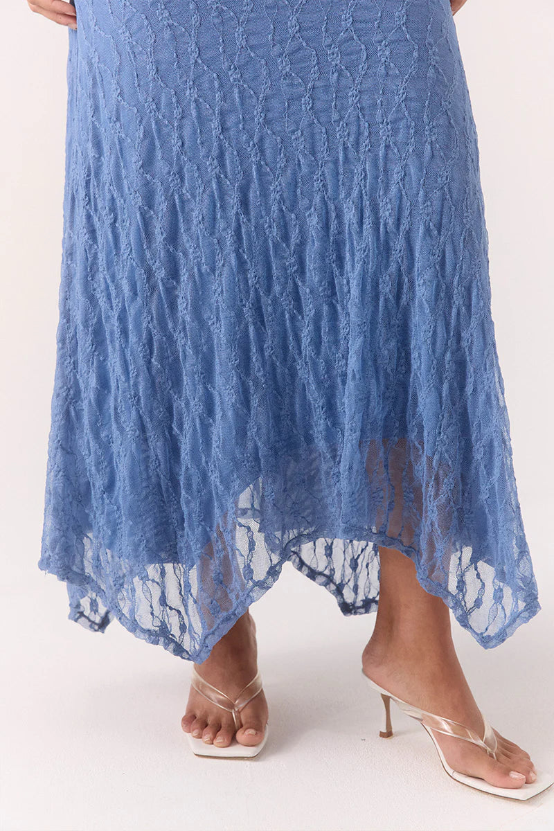 Sovere Lowri Skirt-Slate Blue