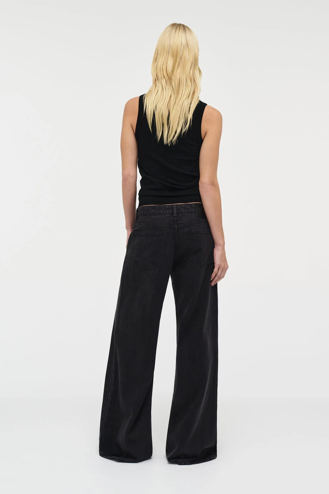Neuw Denim Milla Wide Denim Jean - Blackout