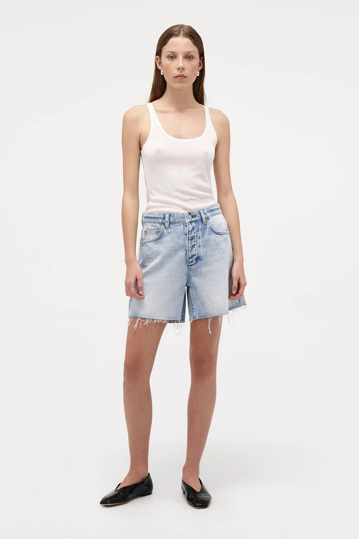 Neuw Denim Eva Mid Denim Short - Mode - Light Vintage Indigo
