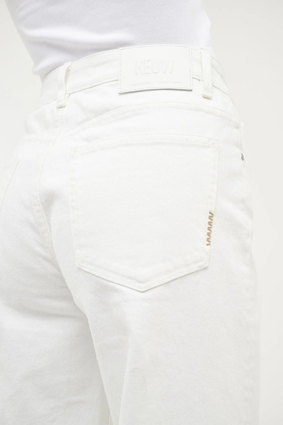 Neuw Denim Eva Wide Denim Jean - Chalk