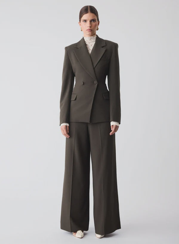 Esmaee Symmetry Blazer - Olive