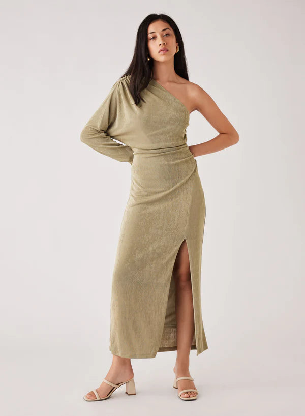 Esmaee Elodie Midi Dress - Olive