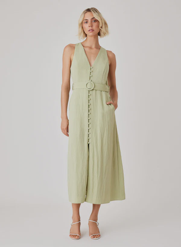 Esmaee Ritual Midi Dress - Fern