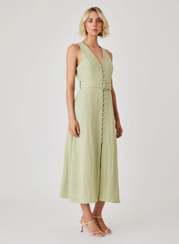 Esmaee Ritual Midi Dress - Fern