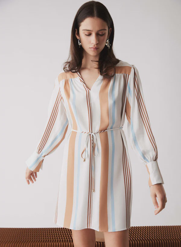 Esmaee Skyline Dress - Sky Stripe