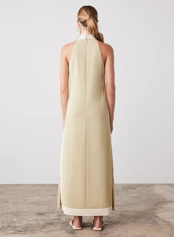 Esmaee Voyage Maxi Dress - Celery Cream