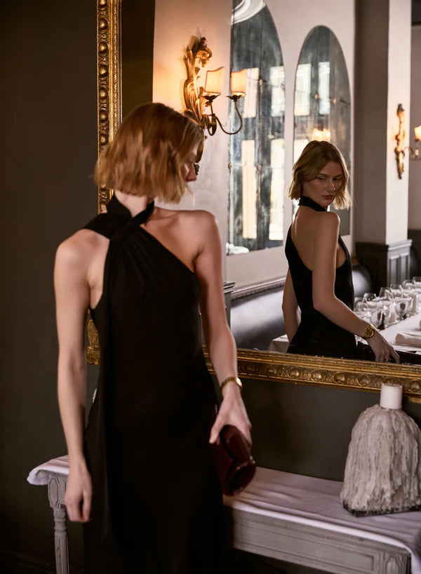 Esmaee Lumi Maxi Dress - Black