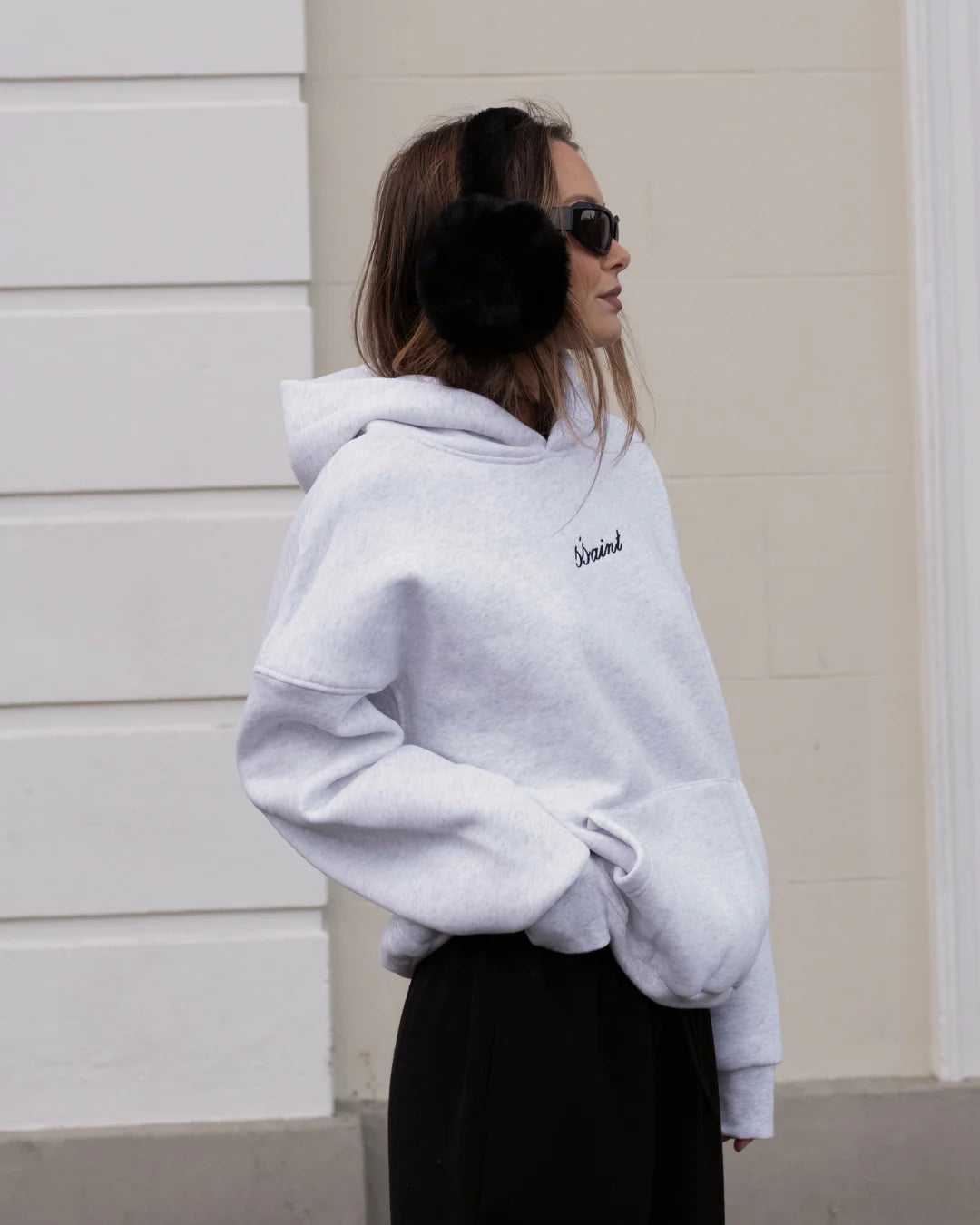 SŚAINT Logo Hoodie - Grey