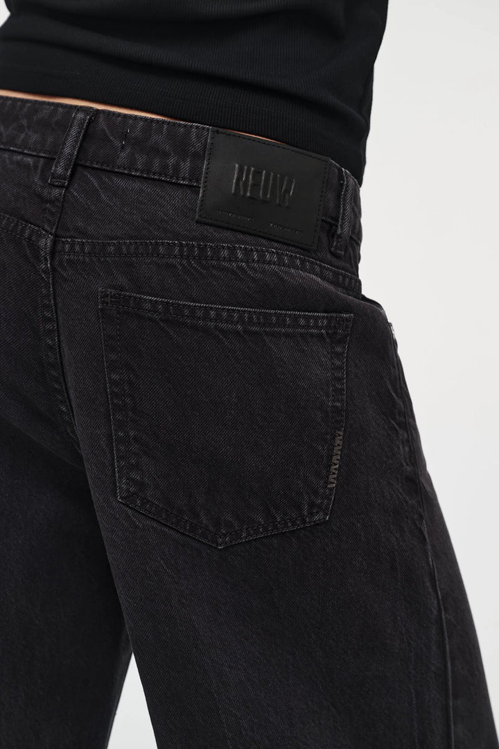 Neuw Denim Milla Wide Denim Jean - Blackout