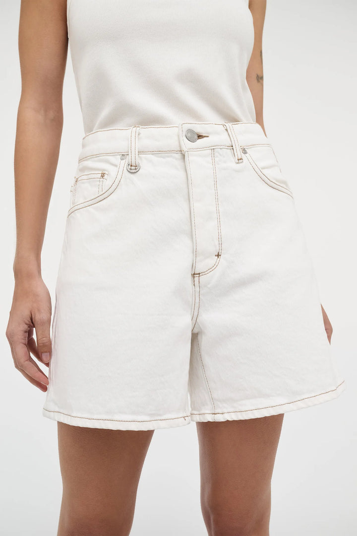 Neuw Eva Denim Short- White