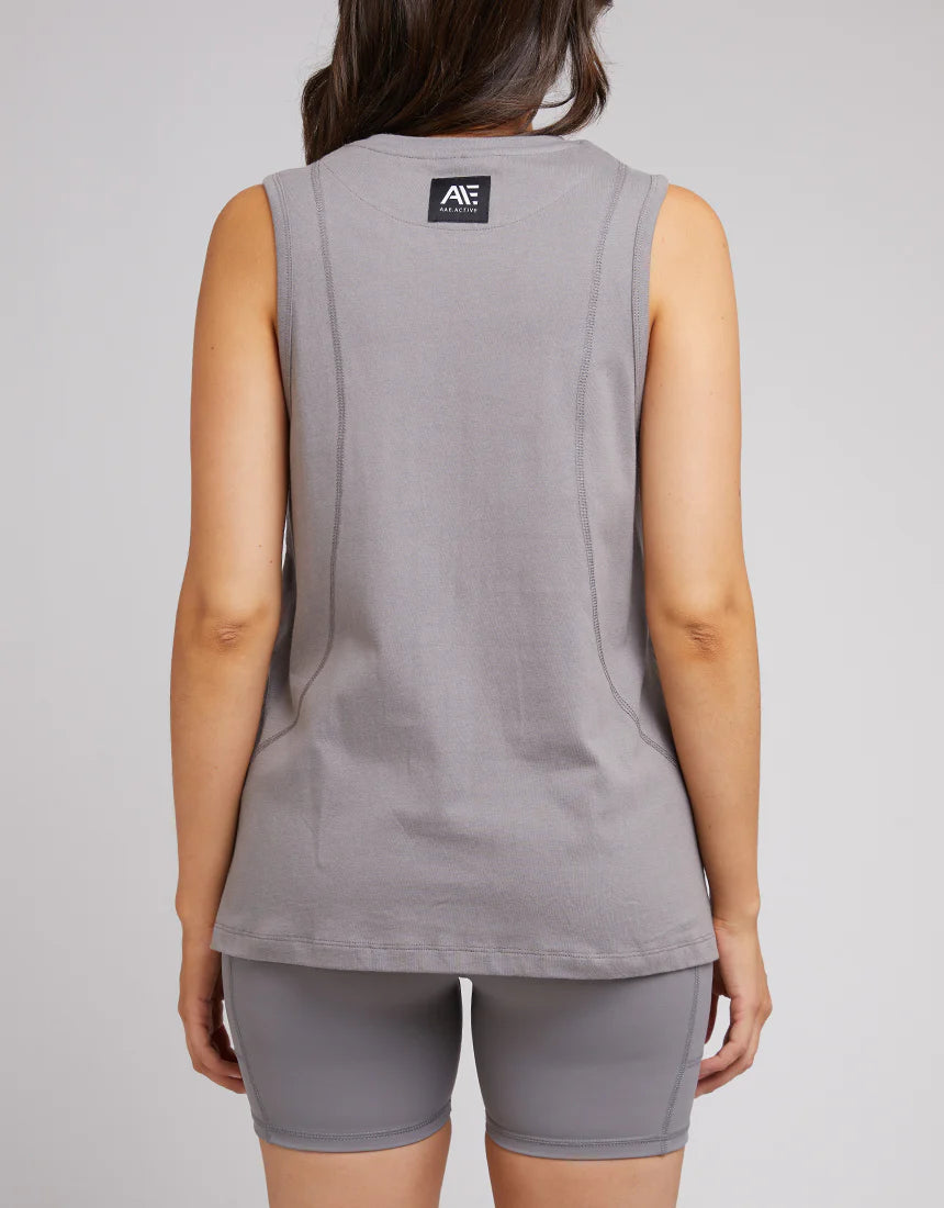 All About Eve Anderson Tank - Charcoal