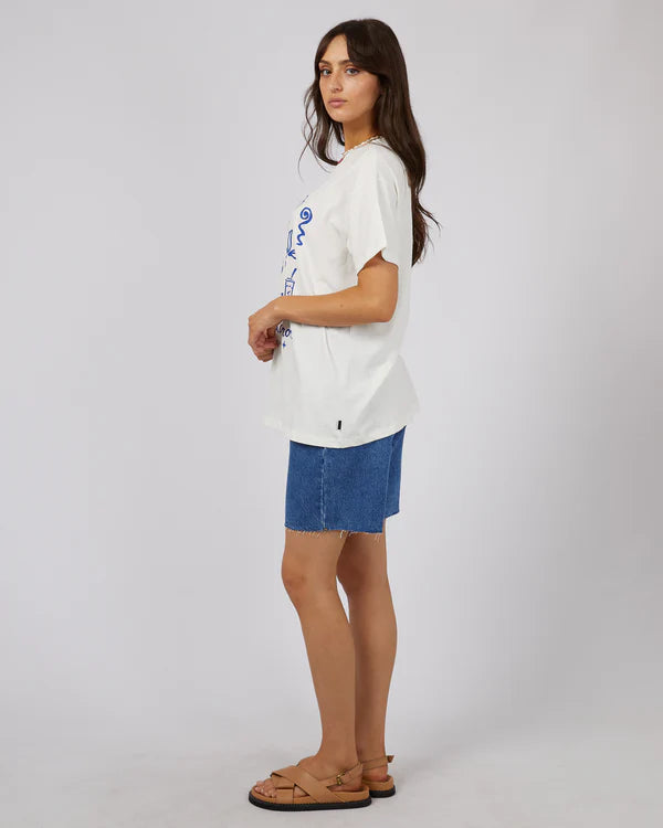 All About Eve Amore Standard Tee - Vintage White