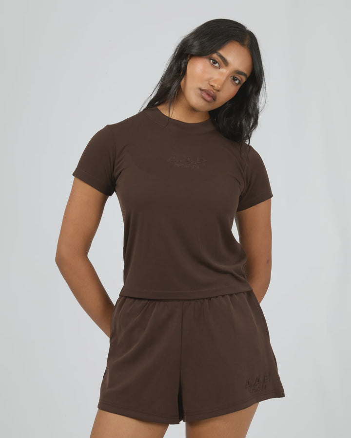 All About Eve Luxe Active Tee - Brown