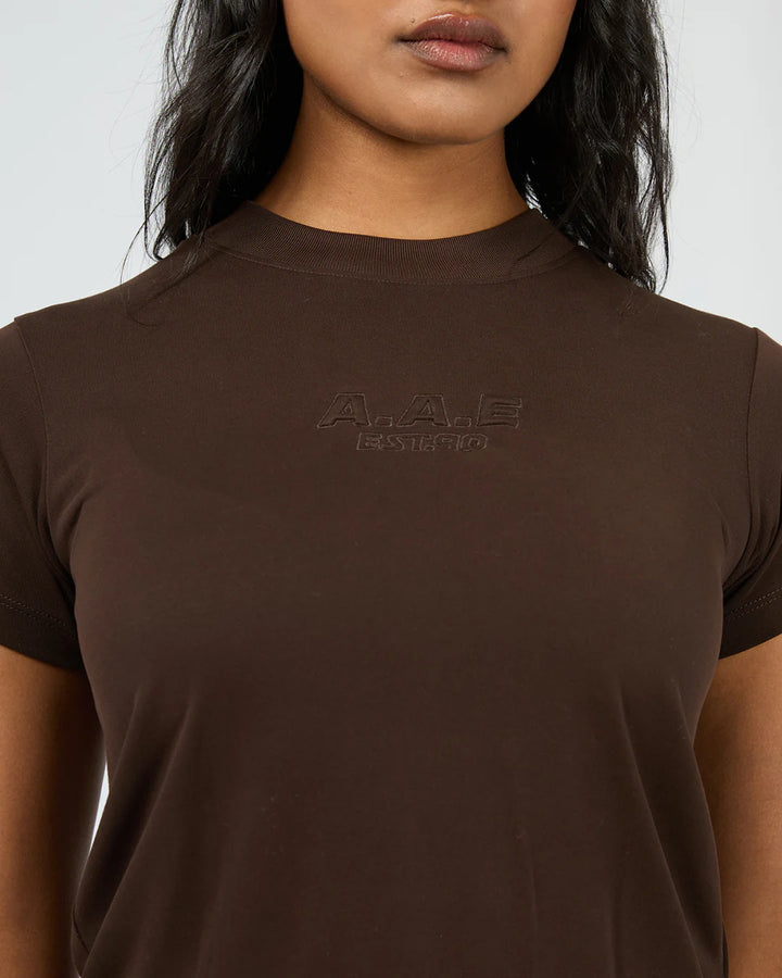 All About Eve Luxe Active Tee - Brown