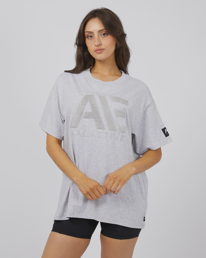 All About Eve Base Active Tee - Grey Marle