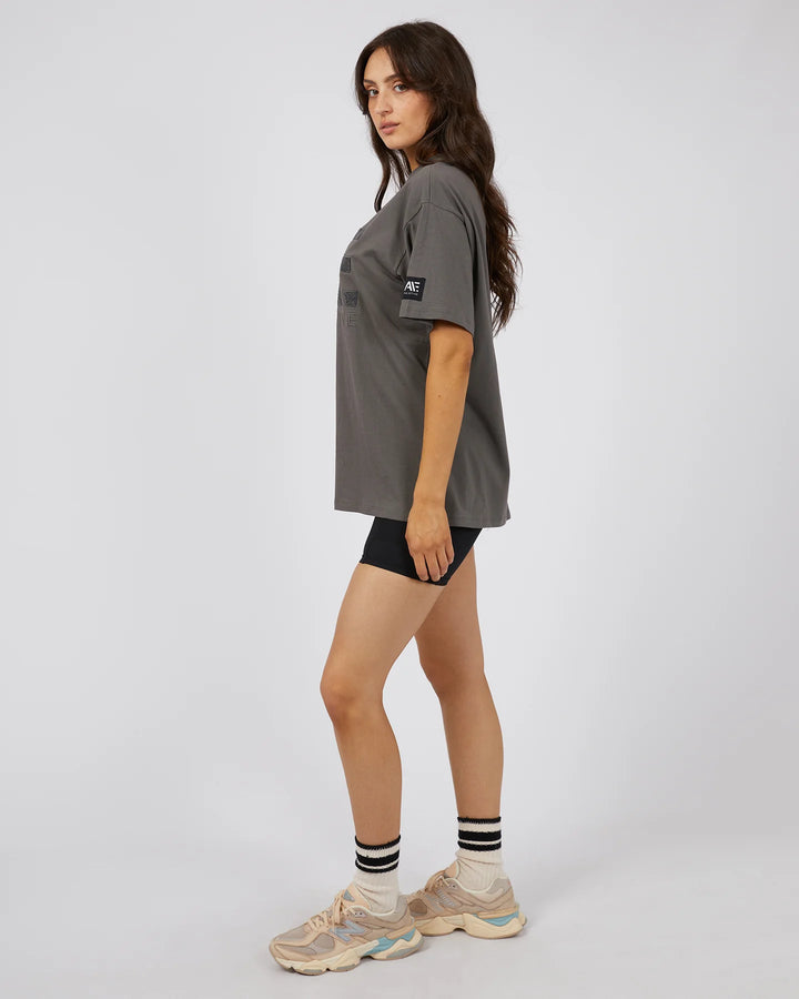 All About Eve Base Active Tee - Charcoal