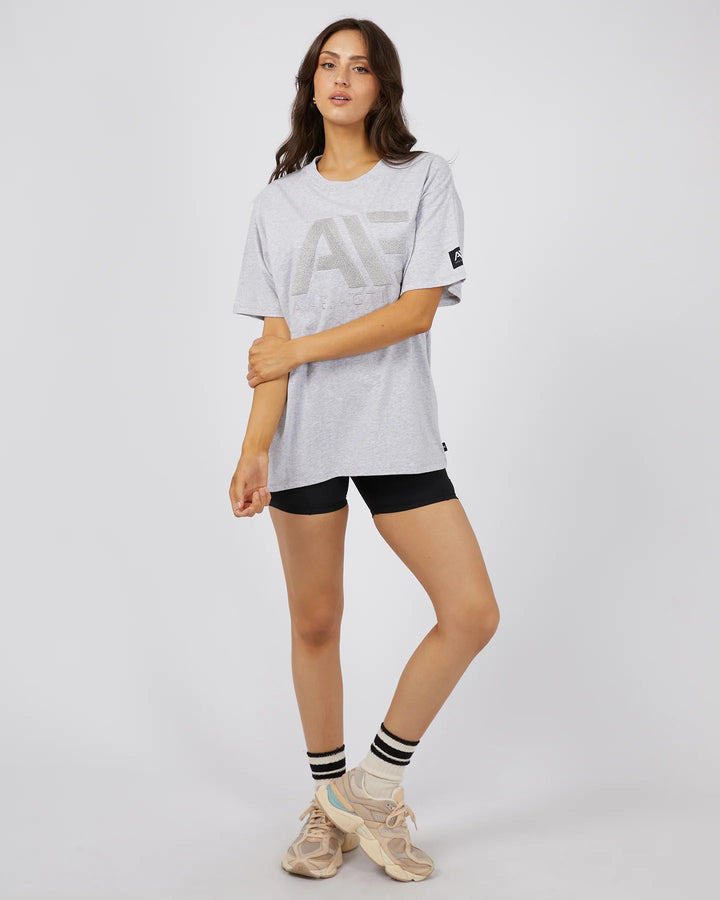 All About Eve Base Active Tee - Grey Marle