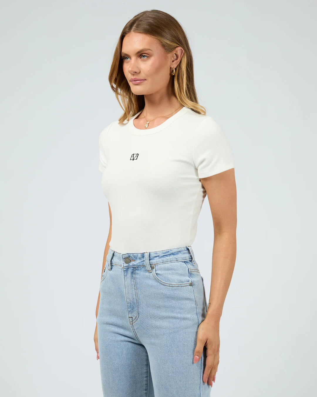 All About Eve Eve Icon Regular Tee - Vintage White