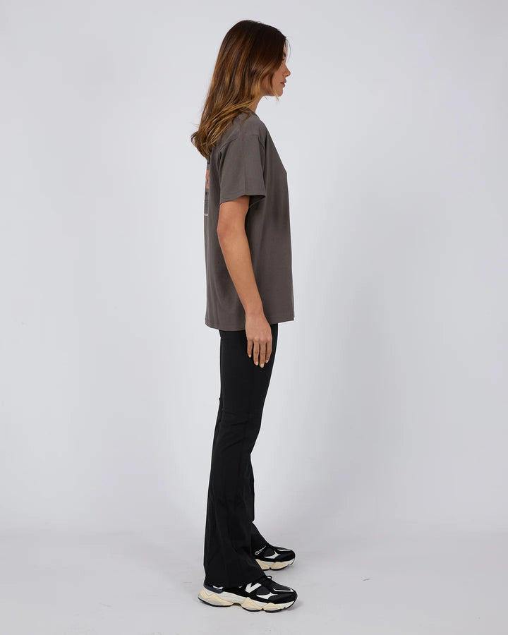 All About Eve Performance Oversized Tee - Charcoal
