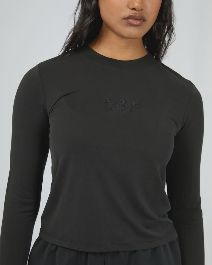 All About Eve Luxe Active Long Sleeve Top - Black