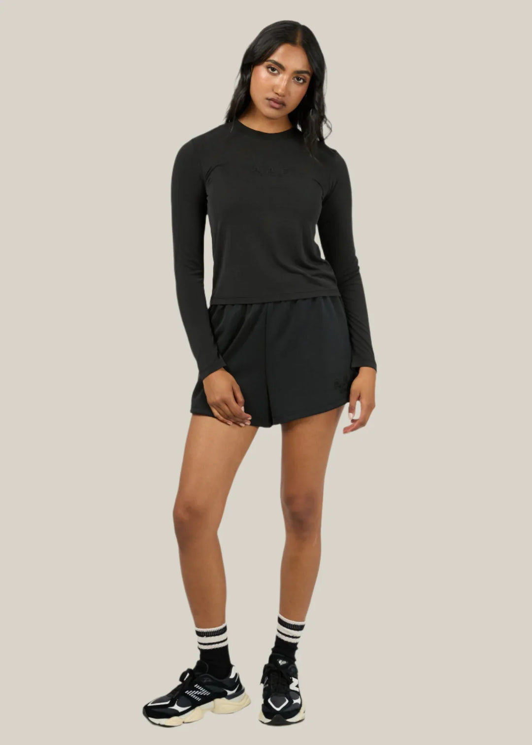 All About Eve Luxe Active Long Sleeve Top - Black
