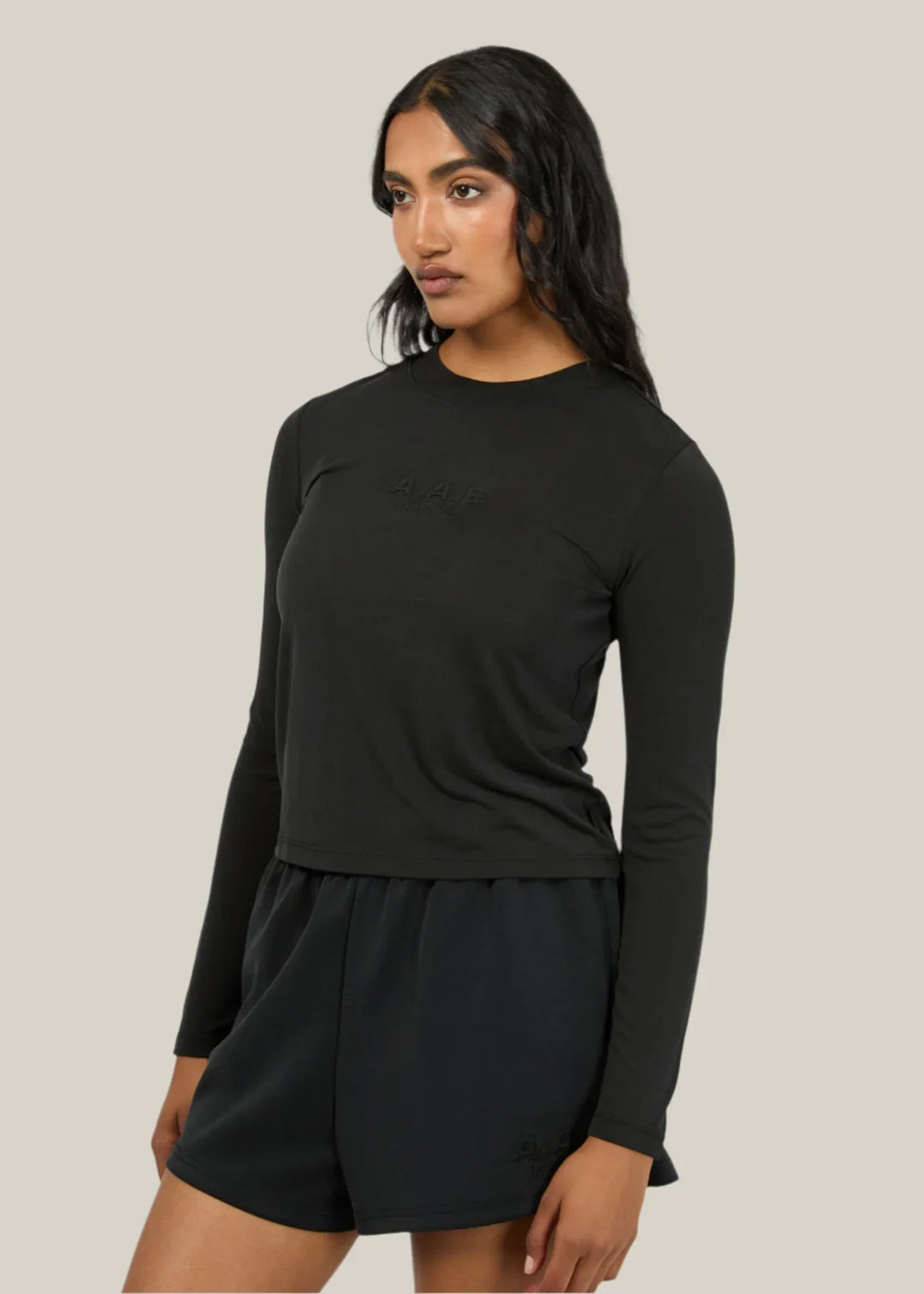 All About Eve Luxe Active Long Sleeve Top - Black