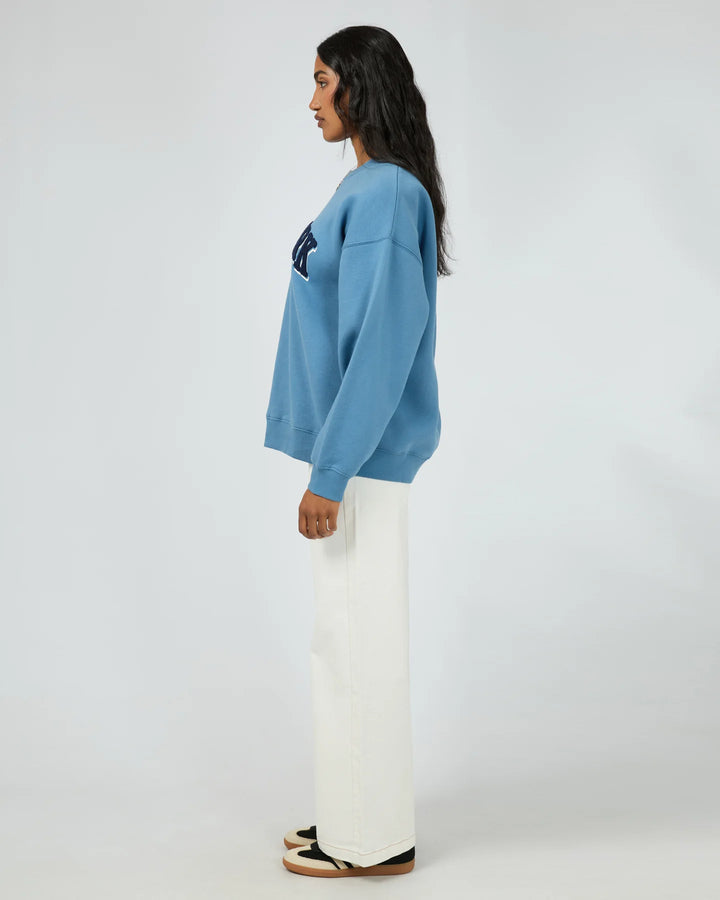 All About Eve New York Oversized Crew - Blue