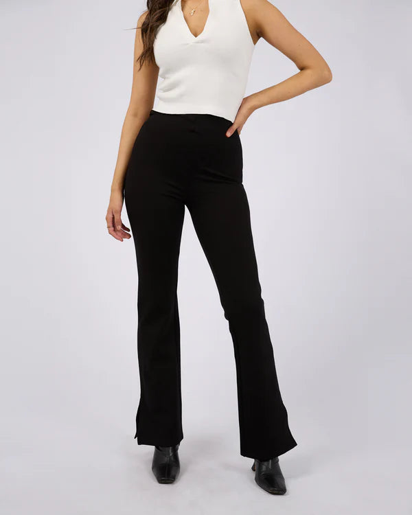 Jorge Jenner Side Split Pant - Black