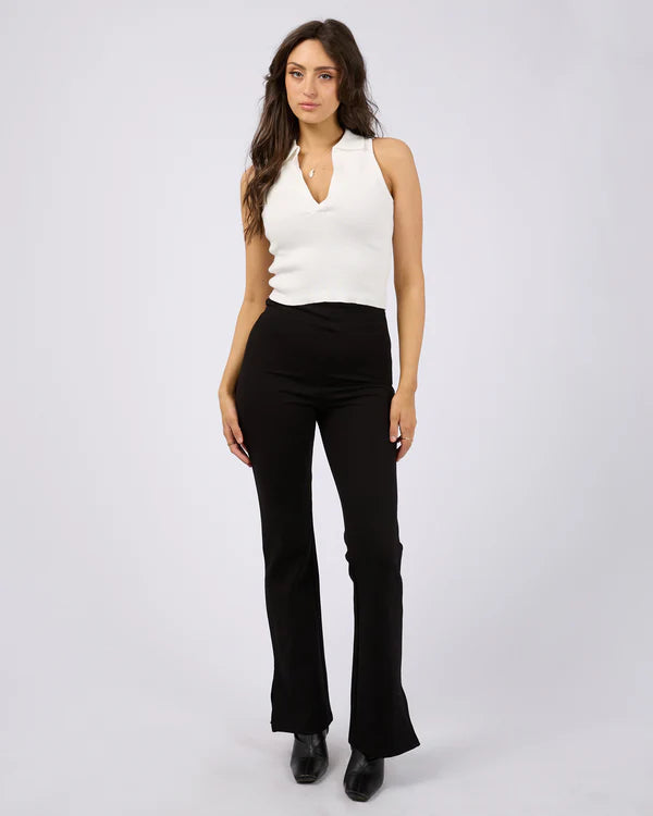 Jorge Jenner Side Split Pant - Black