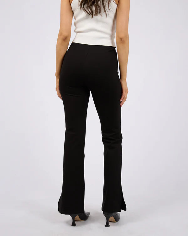 Jorge Jenner Side Split Pant - Black