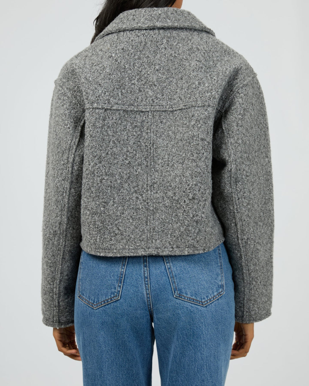 All About Eve Bennet Crop Jacket - Grey Marle