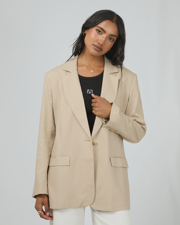 All About Eve Toledo Blazer - Bone