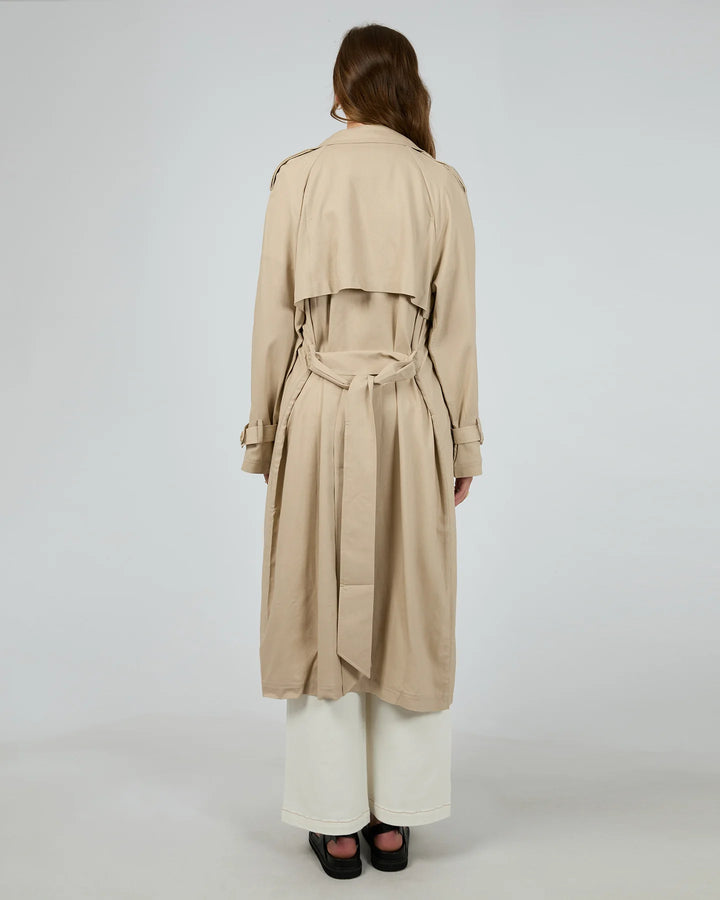 All About Eve Toledo Trench Coat - Bone