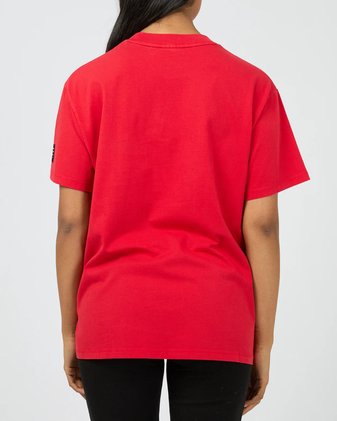 All About Eve Monogram Relaxed Tee - Scarlet