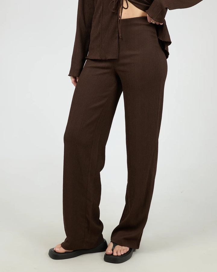 All About Eve Shania Knit Pant-Brown