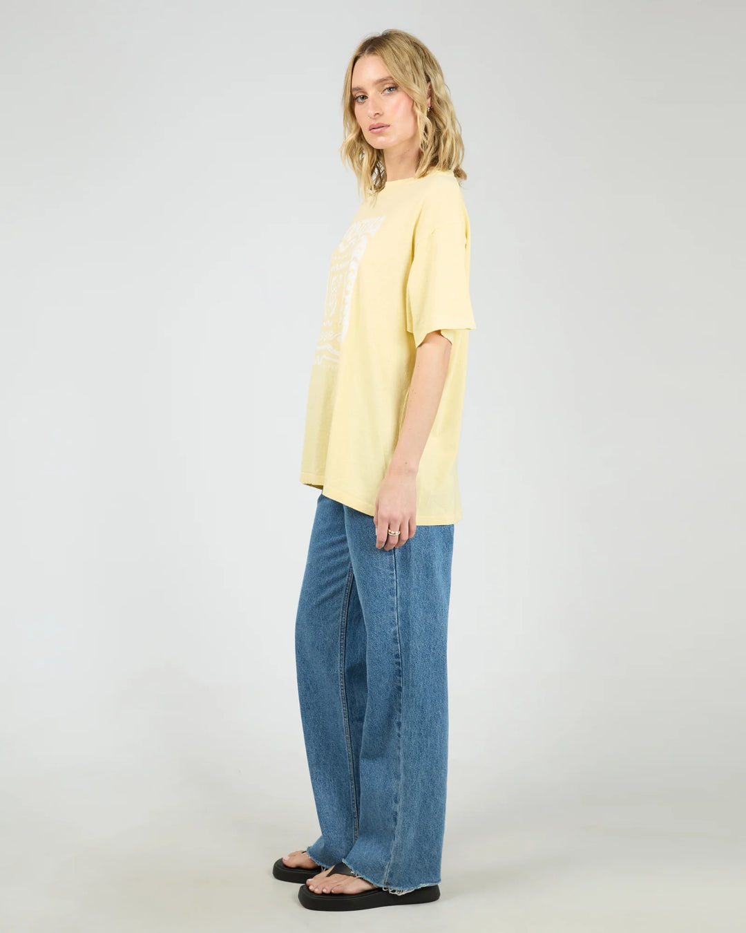 All About Eve Costiera Relaxed Tee - Yellow