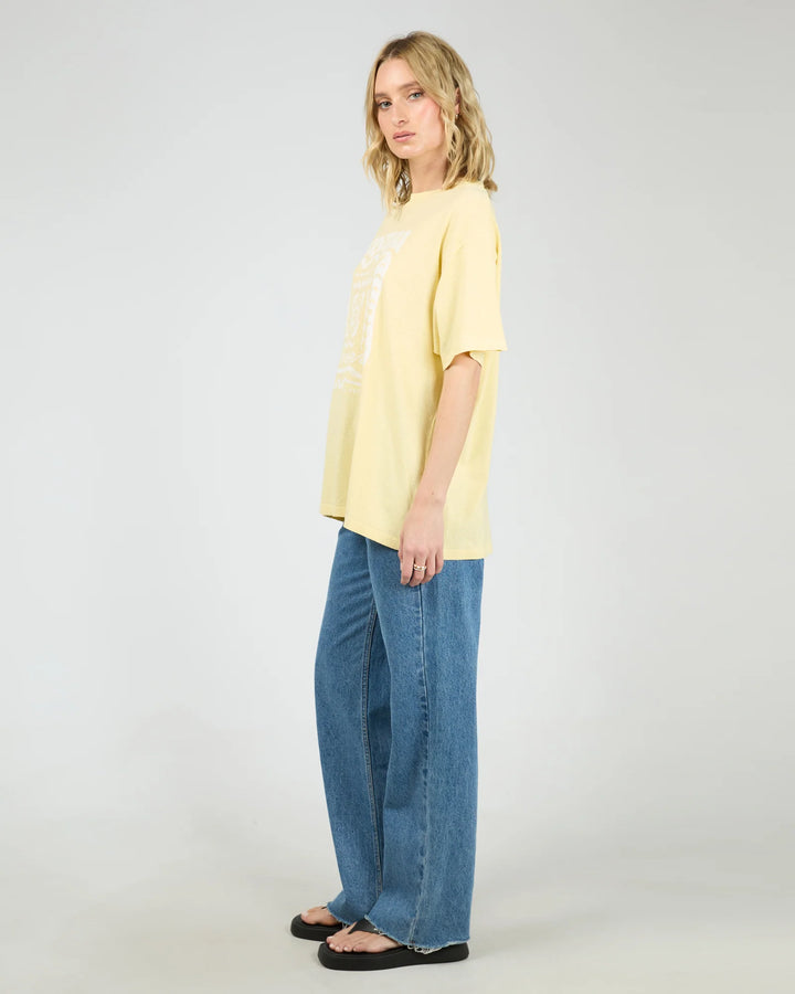 All About Eve Costiera Relaxed Tee - Yellow
