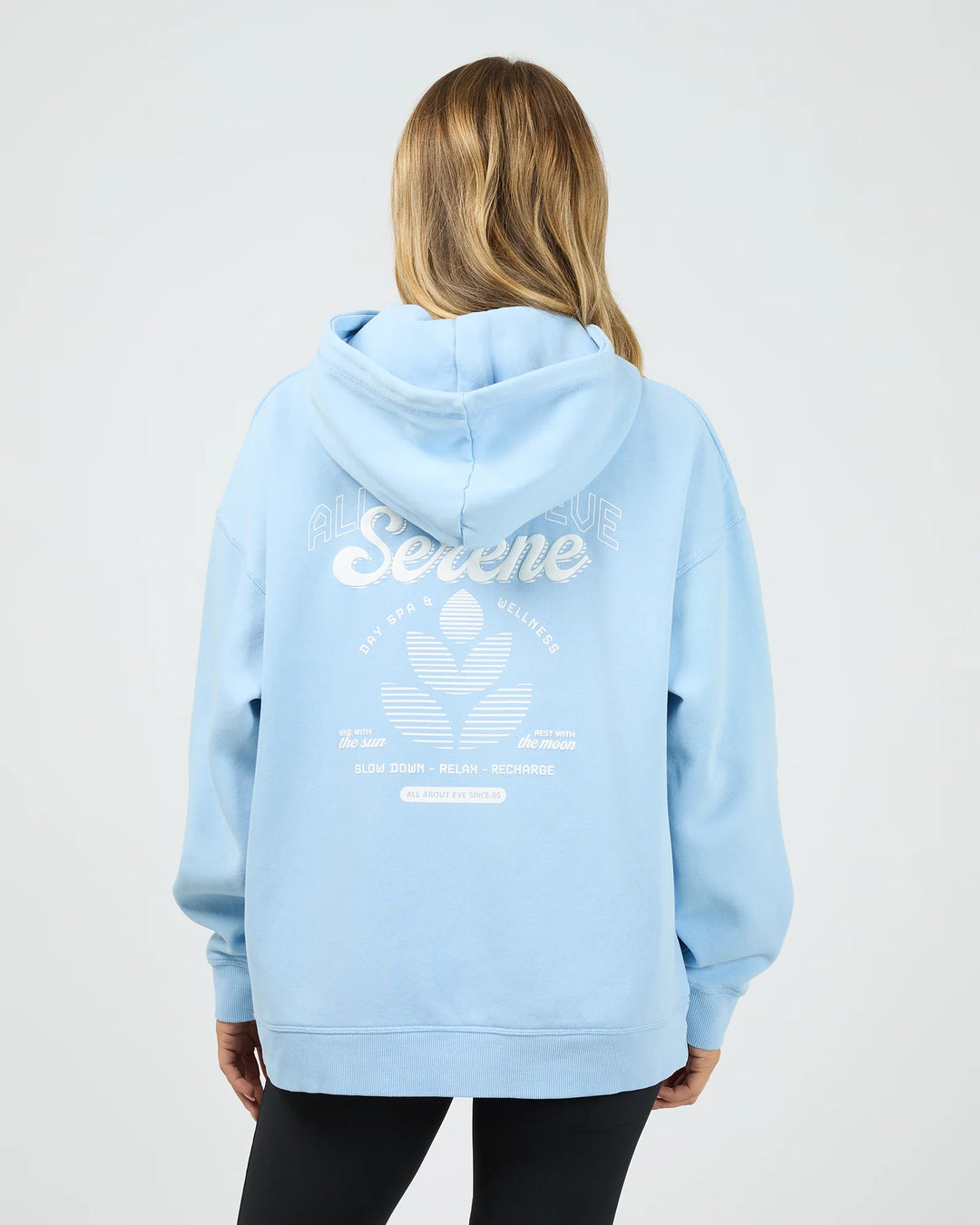 All About Eve Serene Relaxed Hoodie - Blue