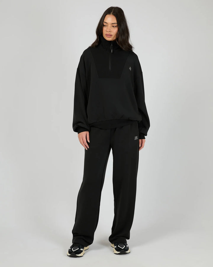All About Eve Luxe 1/4 Zip Jumper - Black
