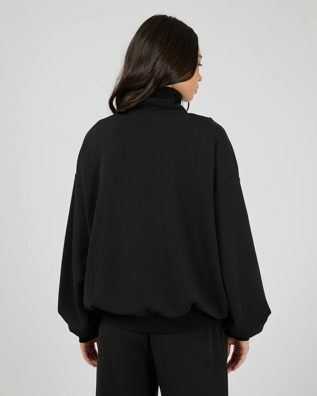 All About Eve Luxe 1/4 Zip Jumper - Black