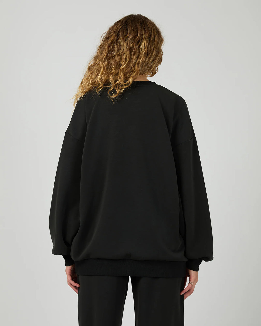 All About Eve Luxe Active Box Crew - Black